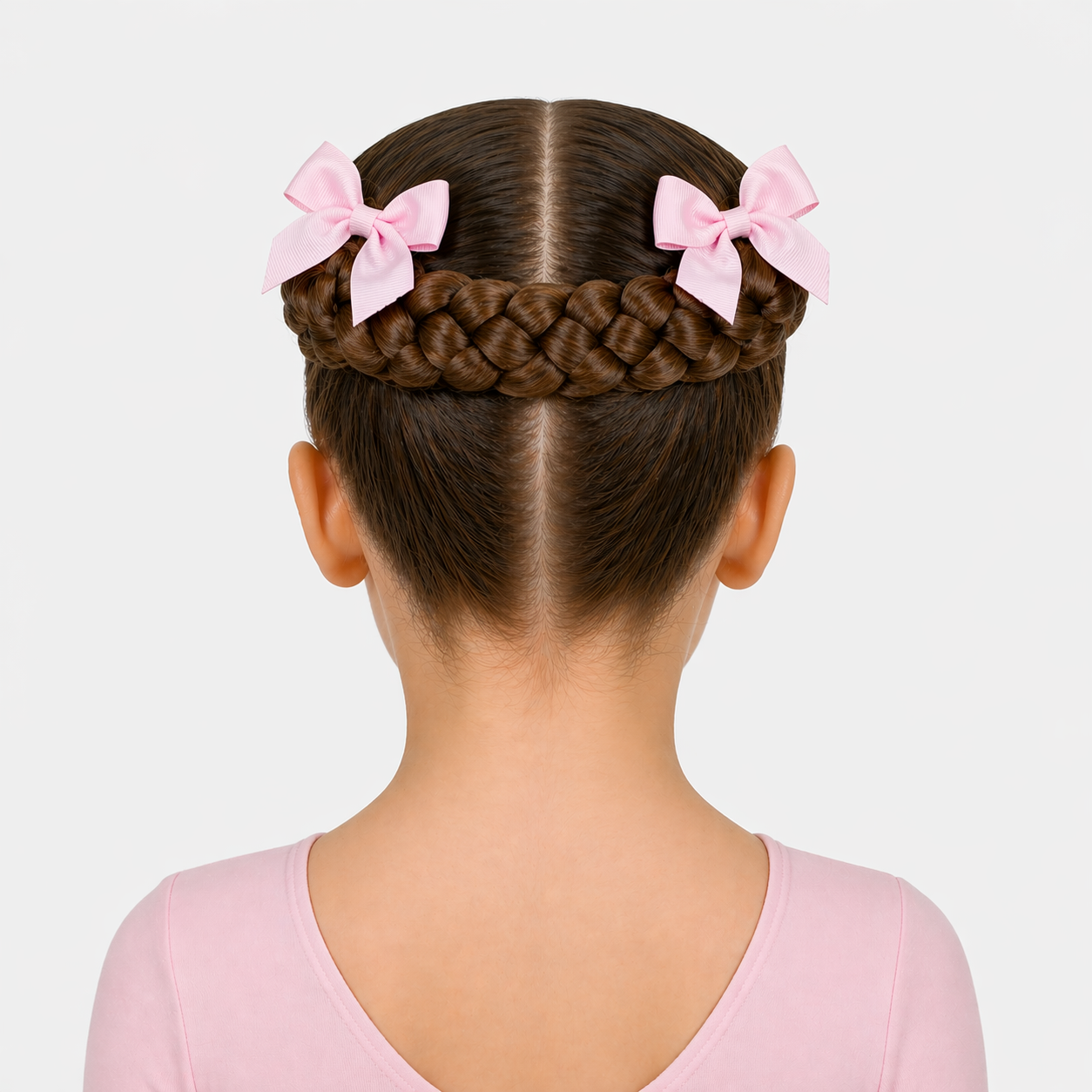 Pink Ballet/Tap Hair Bows (2 Pack)